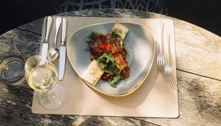 Gourmet Dinner mit Fisch im Boutique Hotel Cortisen am Wolfgangsee