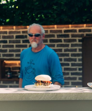 Burger im Gorumet Seerestaurant am Wolfgangsee im 4-Sterne Hotel Cortisen am See
