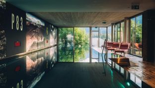 Adults Only Hotel Cortisen am Wolfgangsee mit Infinity Pool mit Seeblick