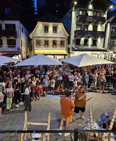 Musik bei der Sommernacht in St. Wolfgang