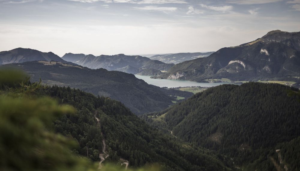 Seeblick bei Wanderung im Wanderurlaub im Salzburger Land