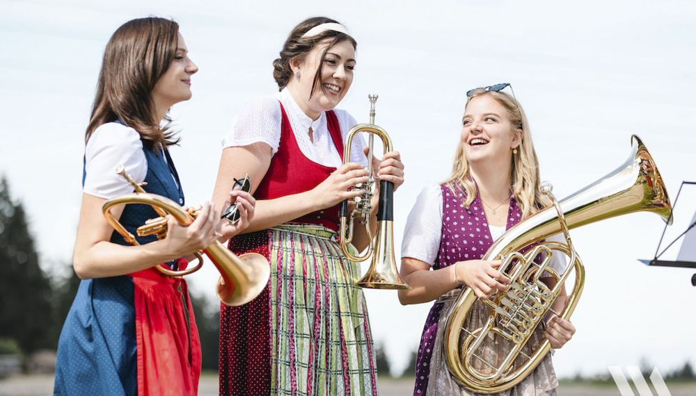 Musikerinnen bei der Woodstock Academy am Wolfgangsee © Julian Quirchmair