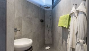 Designer Bad im Bootshaus im Boutique Hotel Cortisen am Wolfgangsee