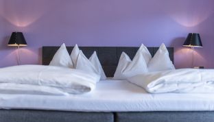 Doppelzimmer in der Owner Suite im Adults Only Boutique Hotel Cortisen am Wolfgangsee im Salzkammergut
