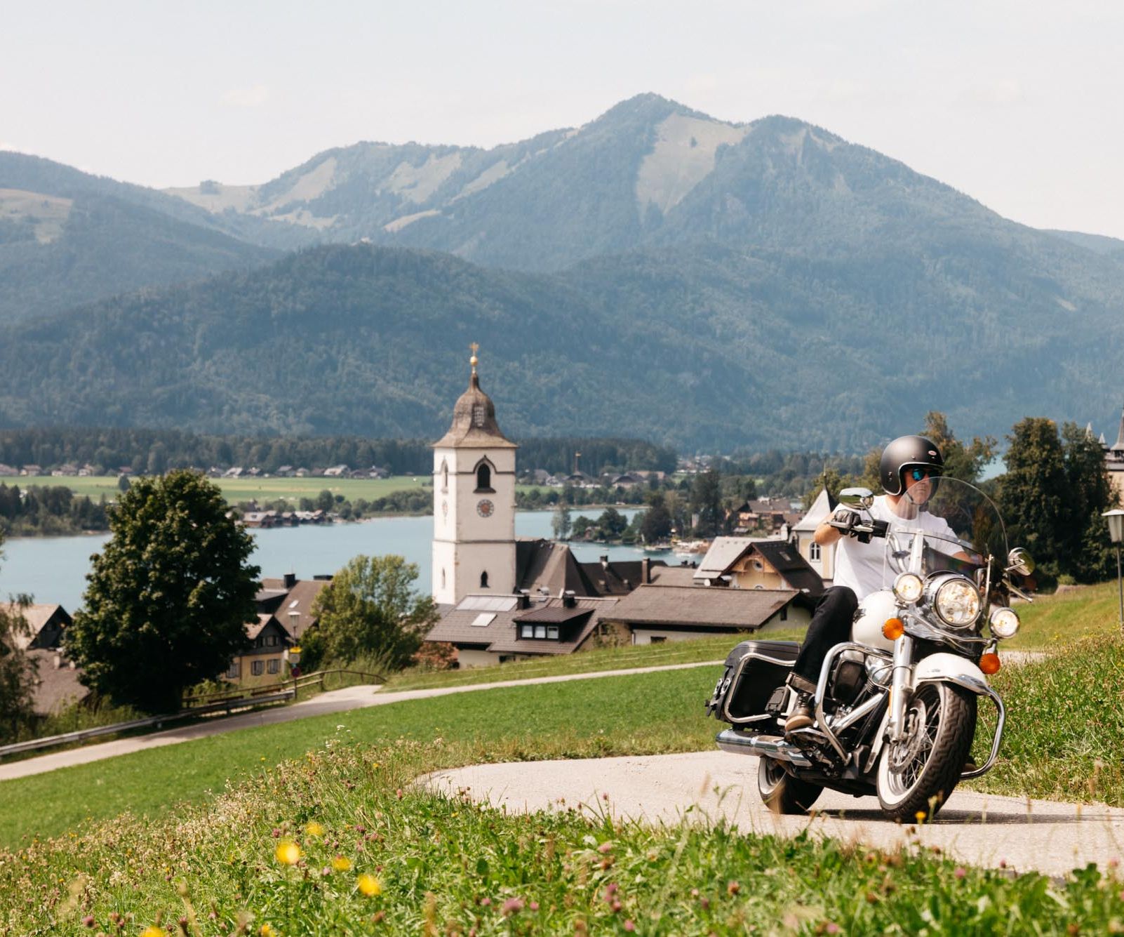 Motorradurlaub im Salzkammergut im Adults Only Hotel Cortisen am Wolfgangsee