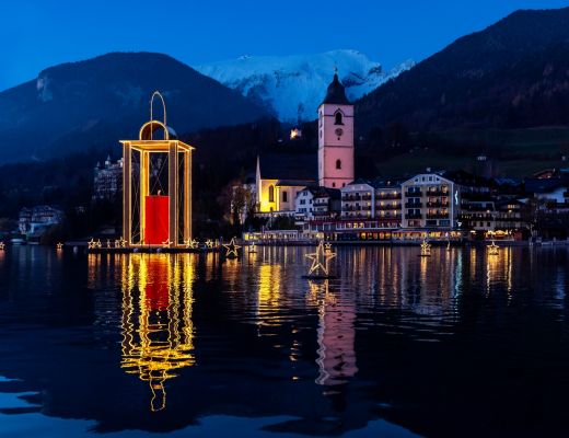 Friedrichslaterne beim Wolfgangseer Advent