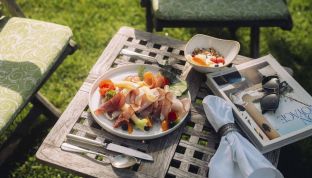 Frühstück im Gourmet Restaurant im Designhotel Cortisen am Wolfgangsee